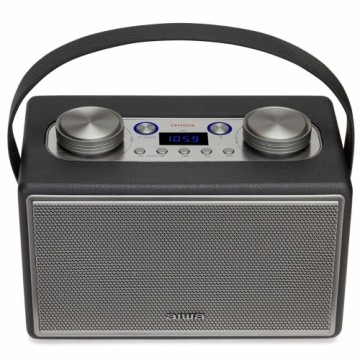 Portatīvais Bezvadu Radio Aiwa BSTU800BK   50W Skaļrunis Pelēks Vintage