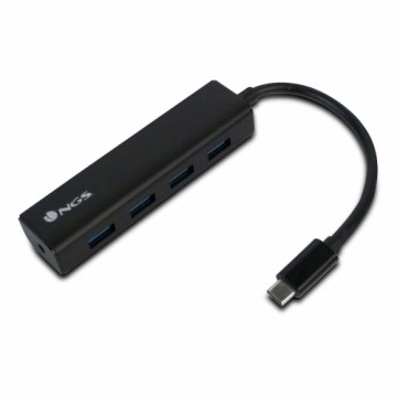 4-Port USB Hub NGS WONDERHUB4 5 Gbps Melns