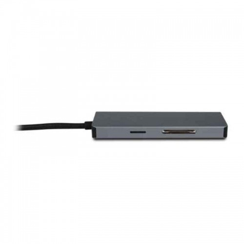 7-Port USB Hub NGS WONDER DOCK 7 HDMI USB C 4K 5 Gbps Pelēks image 3