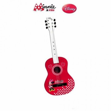 Детская гитара Minnie Mouse Красный Деревянный