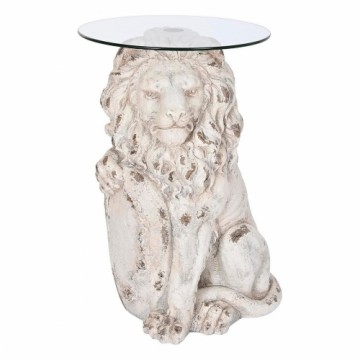 Mazs galdiņš DKD Home Decor Lauva Pelēks Magnijs (52 x 44 x 72 cm)