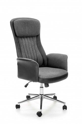 Halmar ARGENTO swivel armchair, graphite/black image 1