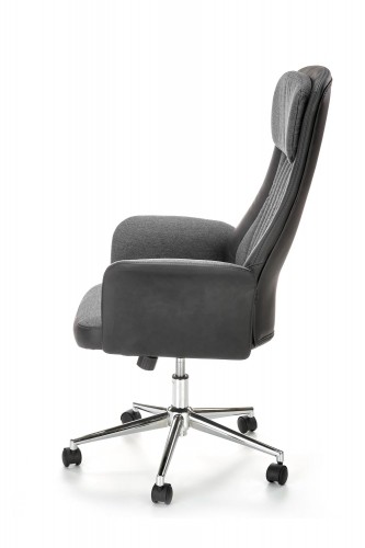 Halmar ARGENTO swivel armchair, graphite/black image 3