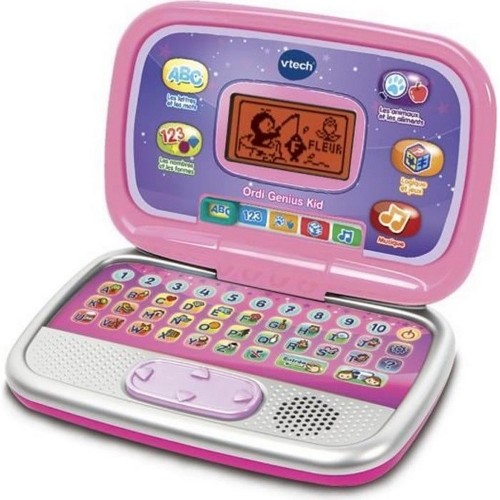 Портативный компьютер Vtech Ordi Genius Kid Розовый Образовательная игрушка Интерактив image 1