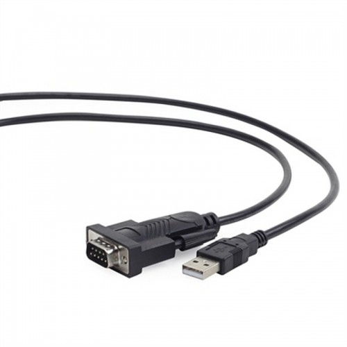 USB uz RS232 Adapteris GEMBIRD UAS-DB9M-02 (1,5 m) Melns image 1
