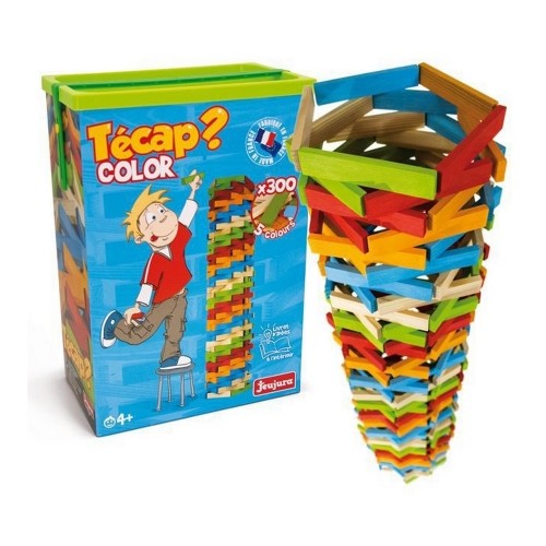 Bigbuy Kids Celtniecības Komplekts Tecap Color Koks 300 Daudzums image 1