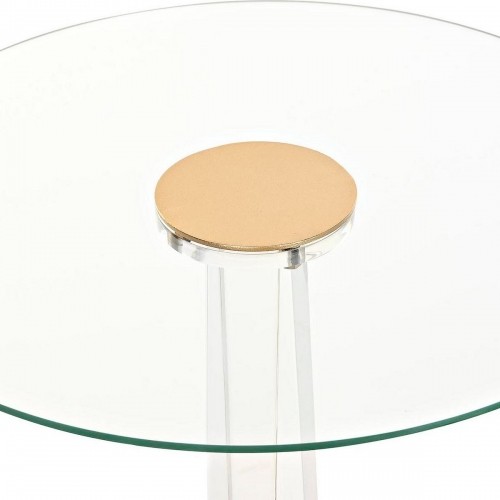 Вспомогательный стол DKD Home Decor Позолоченный Металл Акрил (42 x 42 x 60 cm) image 4