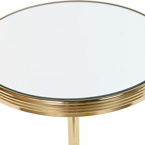 Mazs galdiņš DKD Home Decor spogulis Bronza Misiņš (42,5 x 42,5 x 49 cm) image 4