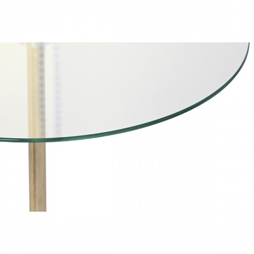Вспомогательный стол DKD Home Decor Стеклянный Сталь (45 x 45 x 50 cm) image 3
