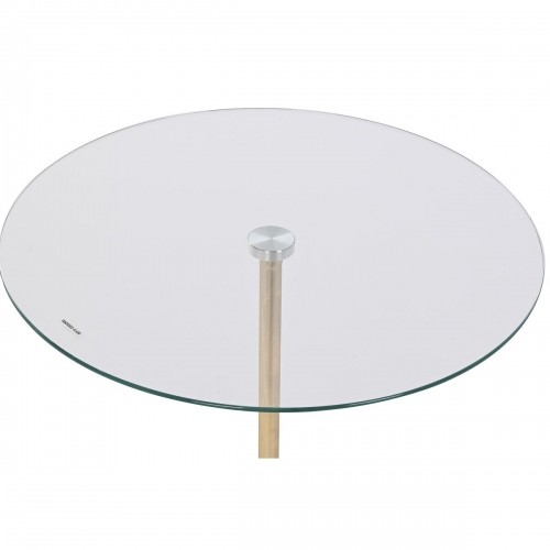 Mazs galdiņš DKD Home Decor Stikls Tērauds (45 x 45 x 50 cm) image 5