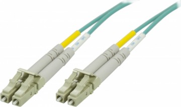 DELTACO OM3 pluošto kabelis, LC - LC, dvipusis, daugiamodis, 50/125, 25m
