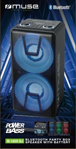 Party speaker MUSE portable, BT, USB Led, 150W / M-1805 DJ / 4500160 image 2