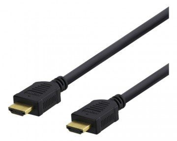 DELTACO High-Speed HDMI kabelis, 7m, Ethernet, 4K UHD,  Be ferito, juodas / HDMI-1060D