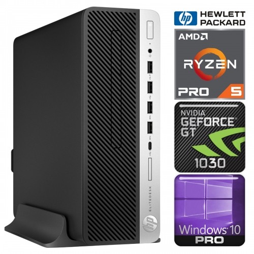 Hewlett-packard HP 705 G4 SFF Ryzen 5 PRO 2400G 8GB 512SSD M.2 NVME+1TB GT1030 2GB WIN10Pro image 1