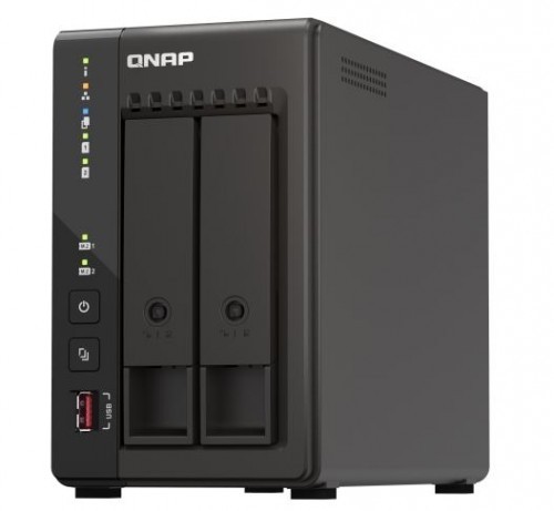 Qnap Server TS-253E-8G 2-bay desktop NAS Intel Celeron J6412 2GHz image 1