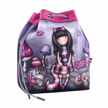 Детский рюкзак-мешок Gorjuss Cheshire cat Фиолетовый (25.5 x 28 x 17.5 cm)