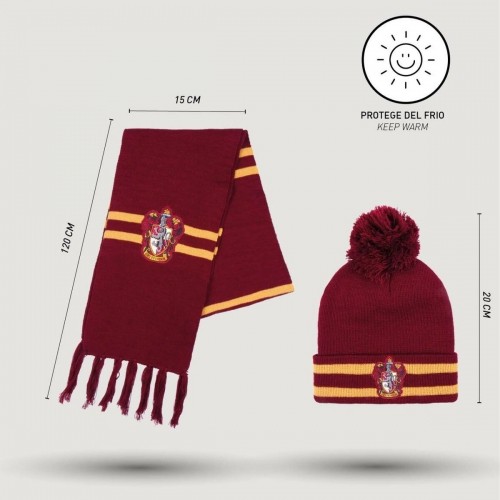 Шапка и шарф Harry Potter Красный (Один размер) image 2