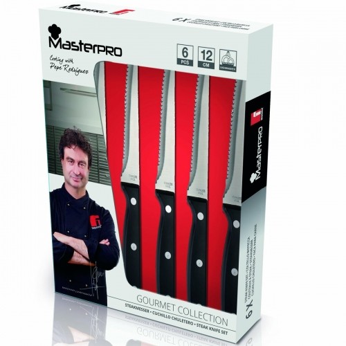 Набор ножей Masterpro Gourmet Нержавеющая сталь (12,5 cm) (6 Предметы) image 2