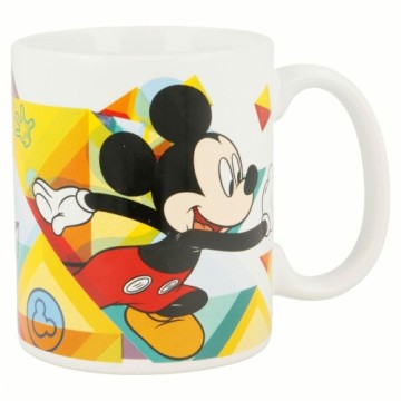 Krūze Mickey Mouse Happy smiles Keramika Sarkans Zils (350 ml)