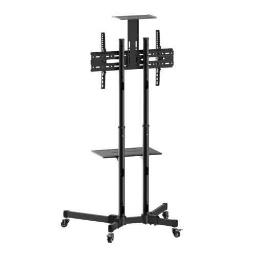 Techly Mobile TV stand for 37-70 inches 50 kg, two shelves image 2