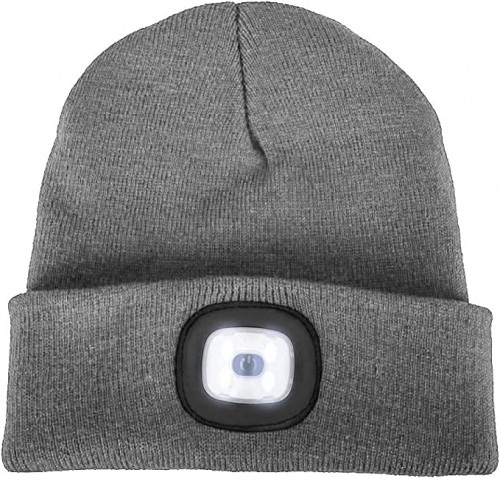 One size silta cepure ar LED gaismu ar 2 gaismas režīmiem (gray) image 2