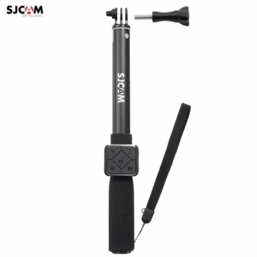 SJCam Oriģināls J6 Legend J7 Star M20 Universāls Selfie Stick stiprinājums (28-90cm) + Bluetooth Tālvadības pults Melns