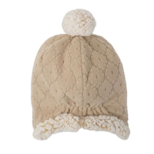 Lodger Hatter Folklore Fleece cepure, Beige, 6-12m - HT 630_6-12 image 3