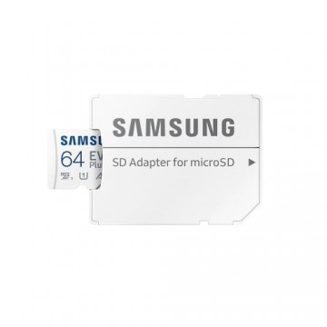 Mikro SD Atmiņas karte ar Adapteri Samsung MB-MC64KAEU 64 GB