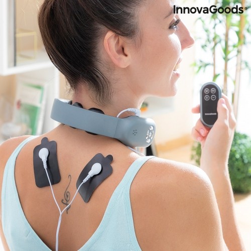 Аккумуляторный массажер для шеи с ДУ Nekival InnovaGoods image 1