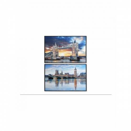 Canvas DKD Home Decor Londona (90 x 2.5 x 60 cm) (2 gb.) image 3