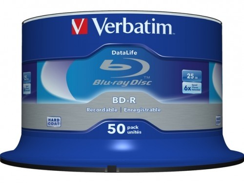 Verbatim BD-R 6x 25GB 50P CB DataLife 43838 image 2