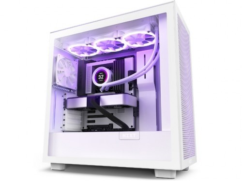 Nzxt PC Case H7 Flow with window white image 5