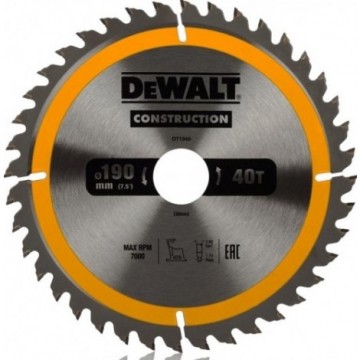 Dewalt (i) DW Griešanas disks kokam 190x30mm 40T (AC)