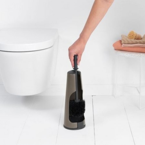 BRABANTIA ReNew tualetes poda birste ar turētāju, Platinum - 477324 image 3