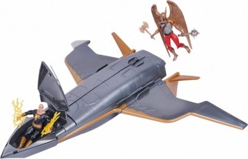 BLACK ADAM space ship with Black Adam and Hawkman figures, 6064871