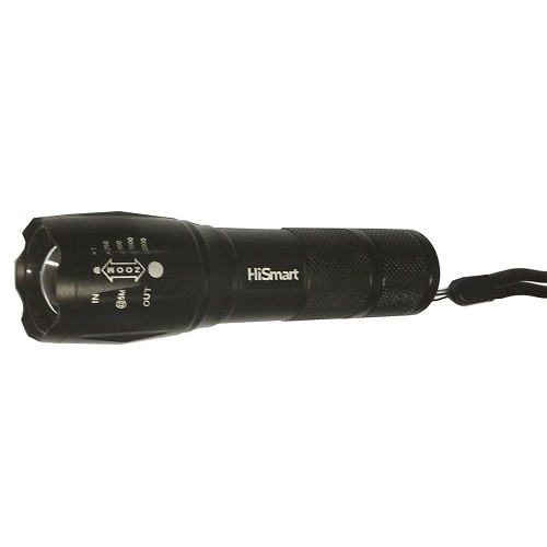 Extradigital Flashlight, 1000lm, 10W, with rechargeable battery 18650 image 1