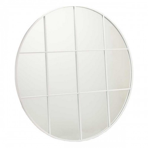 Gift Decor Sienas spogulis Apaļš Metāls Balts (100 x 2,5 x 100 cm) image 1