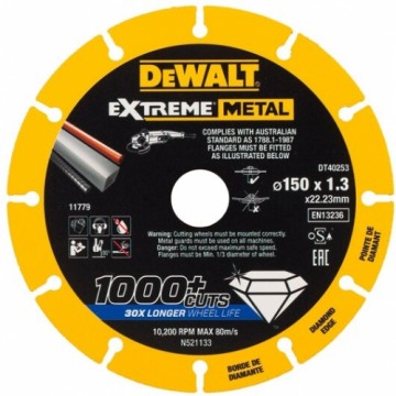 Dewalt (i) DeWALT Extreme Metal ripa 150x22.23x1.3mm