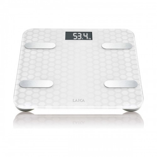 Цифровые весы для ванной LAICA PS7011 Белый Cтекло image 2