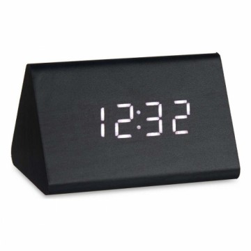 Gift Decor Digitāls Galda Pulkstenis Melns PVC Koks MDF (11,7 x 7,5 x 8 cm)