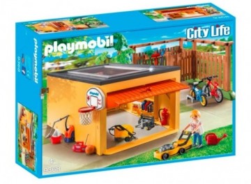 Playmobil Figures set City Life 9368 Garage with bike storage