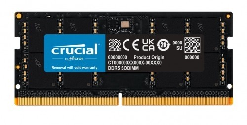 Crucial DDR5 SODIMM 32GB/4800 CL40 (16Gbit) image 1
