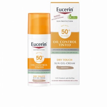 Saules bloķēšanas līdzeklis Eucerin Dry Touch Medium SPF 50+ (50 ml)