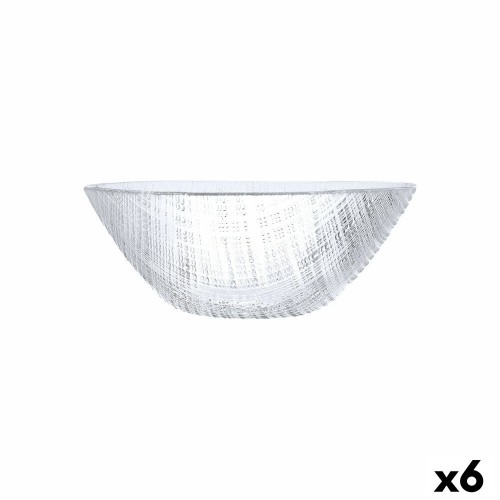 Salātu Trauks Bidasoa Ikonic Caurspīdīgs Stikls (15,5 cm) (Pack 6x) image 2