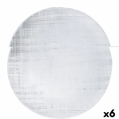 Мелкая тарелка Bidasoa Ikonic Прозрачный Cтекло (Ø 28 cm) (Pack 6x) image 2