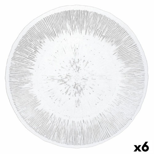 Плоская тарелка Quid Lonja Caurspīdīgs Stikls (Ø 28 cm) (Pack 6x) image 2
