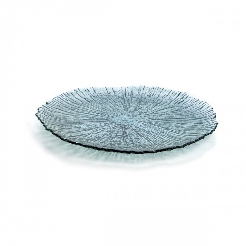 Плоская тарелка Quid Mar de Viento бирюзовый Cтекло (Ø 32 cm) (Pack 6x) image 1