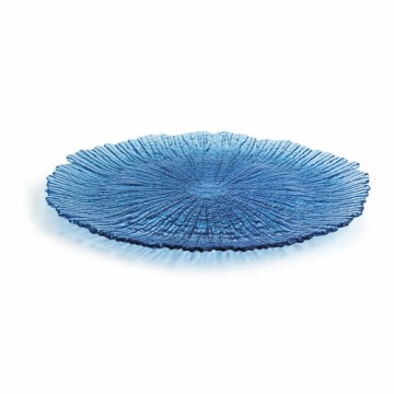 Плоская тарелка Quid Mar de Viento Zils Stikls (Ø 32 cm) (Pack 6x)