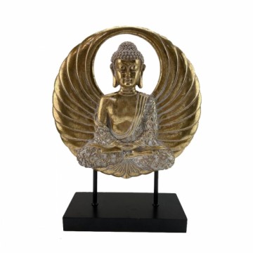 Dekoratīvās figūriņas DKD Home Decor Melns Bronza Metāls Buda Sveķi Austrumniecisks (25 x 8 x 33 cm)