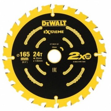 Dewalt GriezĒjdiski DeWALT Zāģripa 165x20x24T EXT